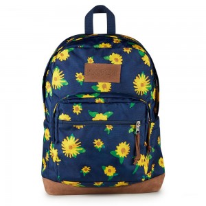 JanSport Right Pack バックパック ラップトップ バックパック ネイビー 黄色 | JPICD92805