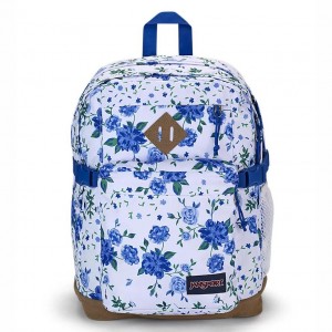 JanSport SUEDE CAMPUS バックパック ランドセル 白 青 | DJPVO87590