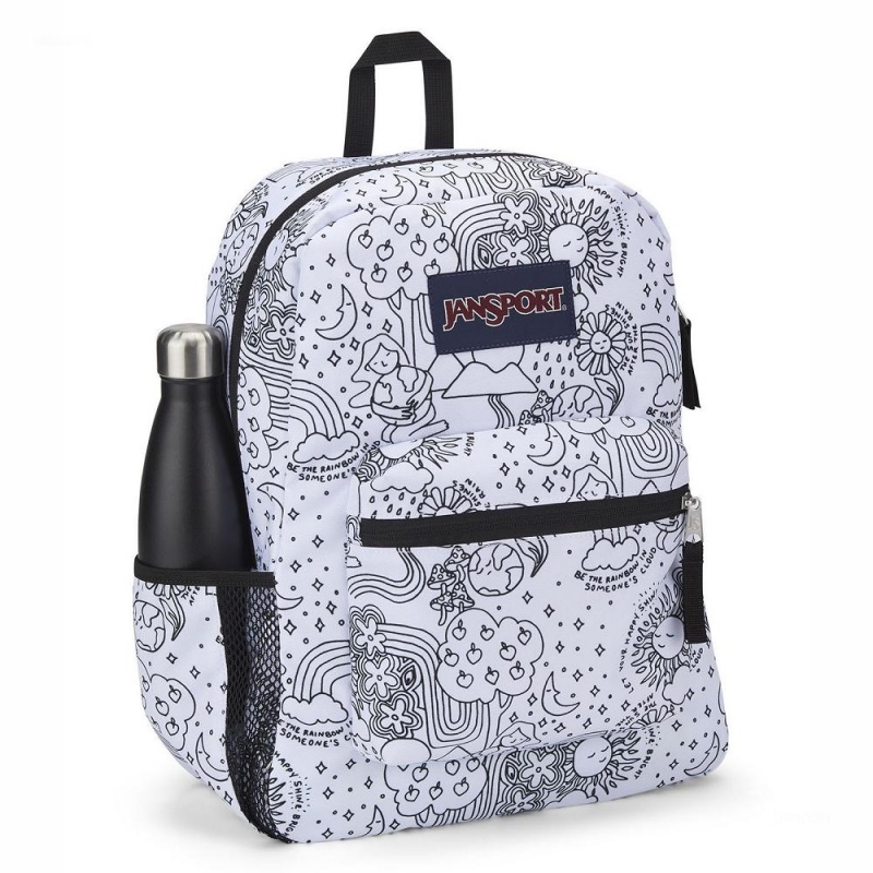 JanSport CROSS TOWN バックパック ランドセル 白 黒 | GJPEC21003