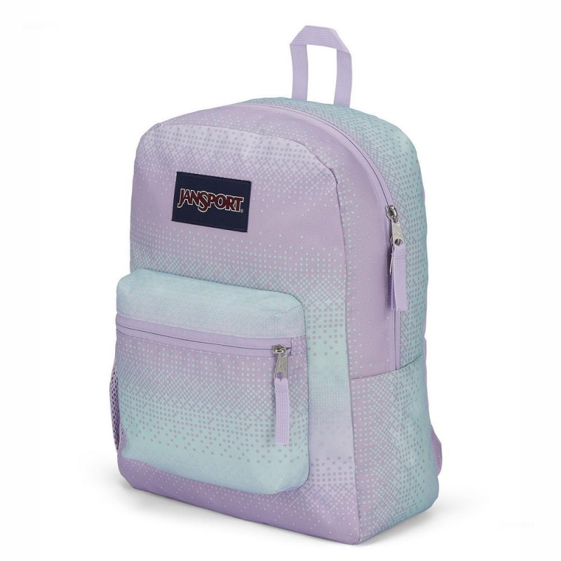 JanSport CROSS TOWN バックパック ランドセル 紫 緑 | JPDYB58533