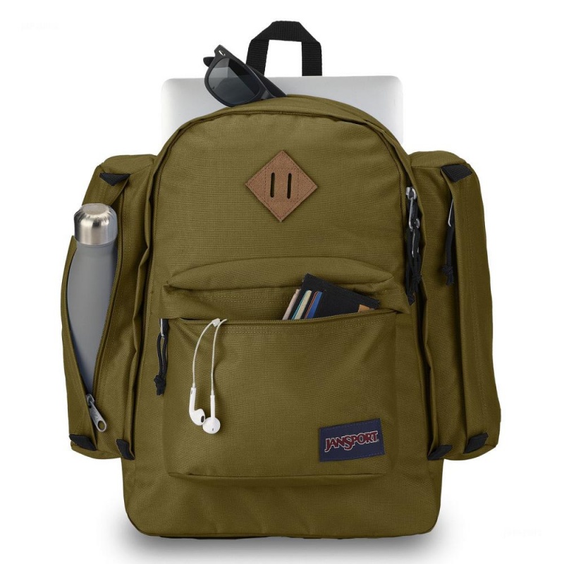 JanSport Field Pack バックパック ハイキングバックパック オリーブ | XJPGW31067