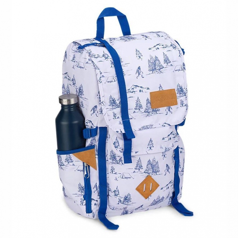 JanSport Hatchet バックパック 仕事用バックパック 白 青 | BJPSO30093