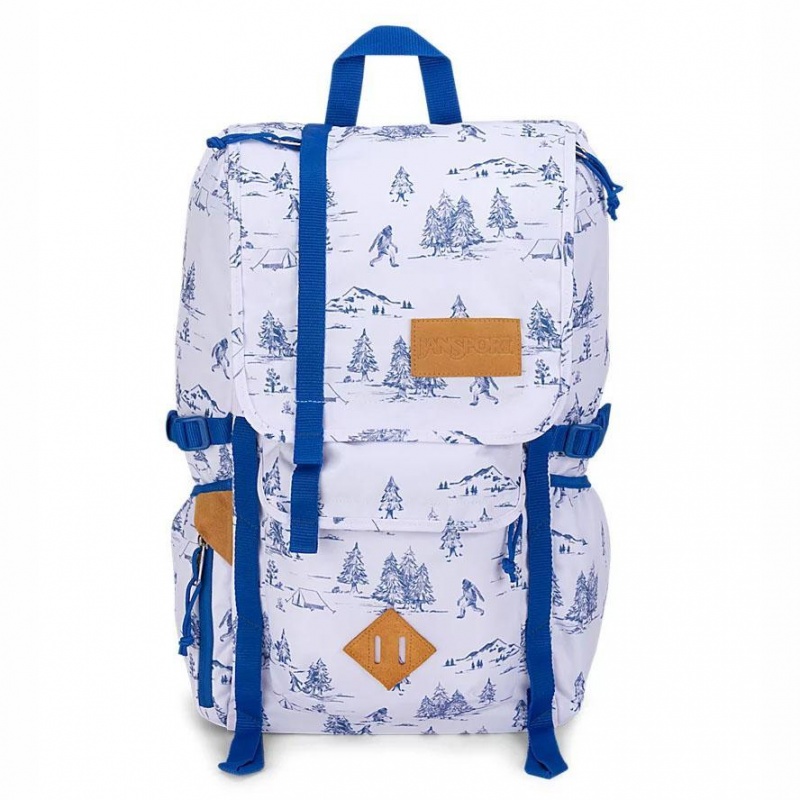 JanSport Hatchet バックパック ランドセル 白 青 | SJPVO41613