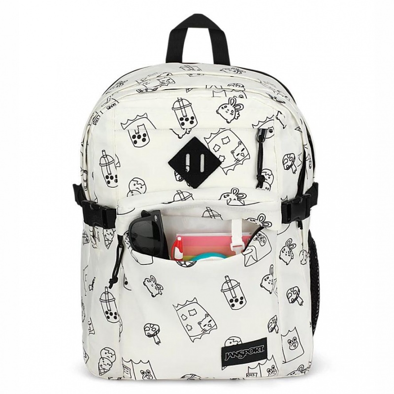 JanSport Main Campus バックパック ラップトップ バックパック 白 | LJPSX77580