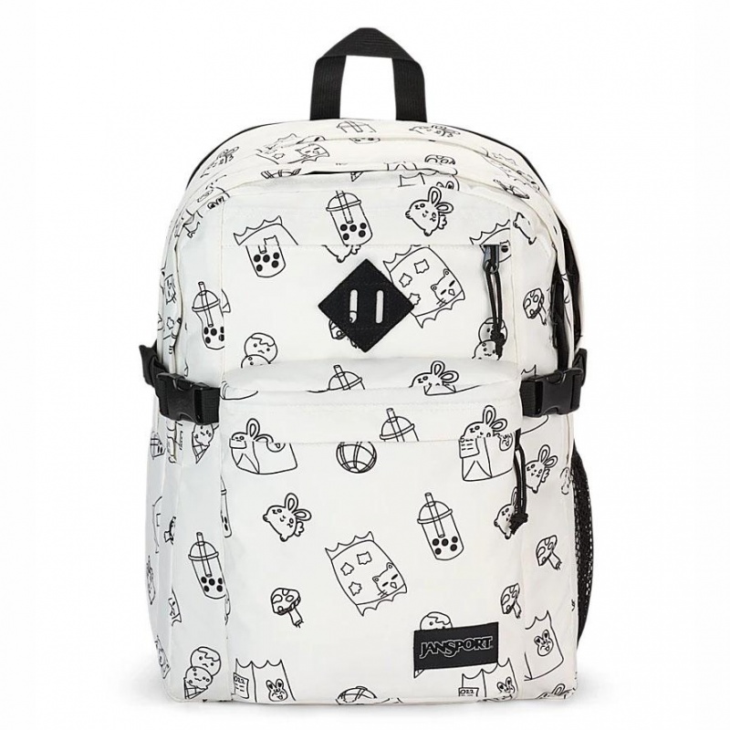 JanSport Main Campus バックパック ラップトップ バックパック 白 | LJPSX77580