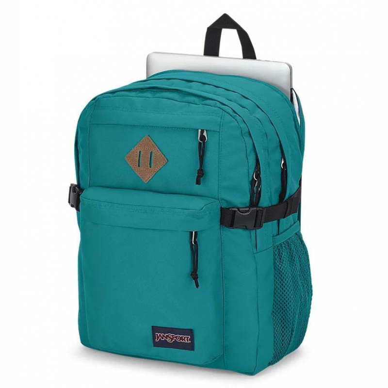 JanSport Main Campus バックパック ラップトップ バックパック 緑 | ZJPMJ84503