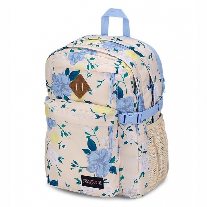 JanSport Main Campus バックパック ラップトップ バックパック 青 黄色 | JPDYB39999