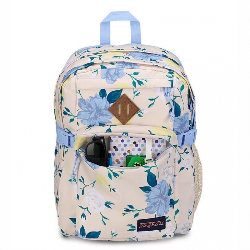 JanSport Main Campus バックパック ラップトップ バックパック 青 黄色 | JPDYB39999