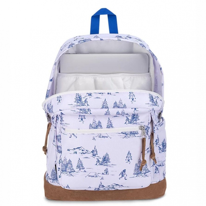 JanSport Right Pack バックパック ランドセル 白 青 | DJPKV77088