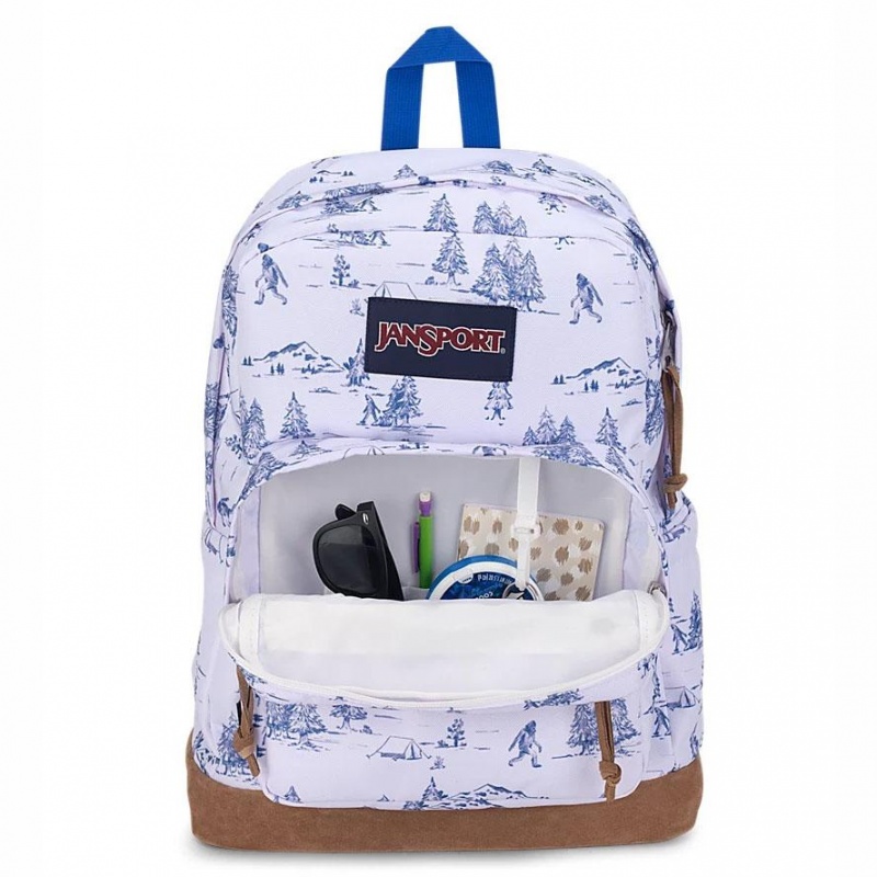 JanSport Right Pack バックパック ランドセル 白 青 | DJPKV77088