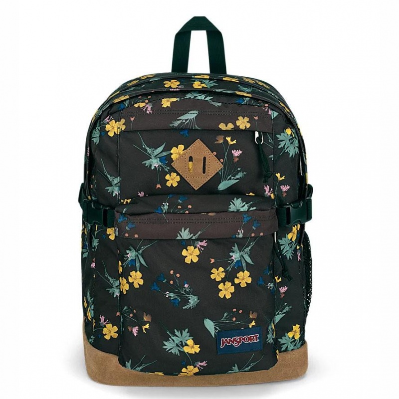 JanSport SUEDE CAMPUS バックパック ランドセル 黒 黄色 | DJPVO76264