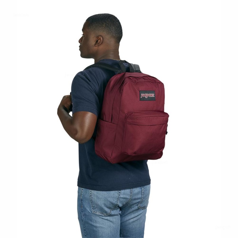 JanSport SuperBreak® Plus バックパック ラップトップ バックパック ボルドー | BJPSD63717