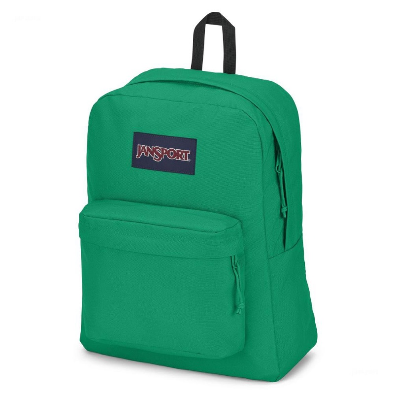 JanSport SuperBreak® Plus バックパック ラップトップ バックパック 緑 | DJPVO77673