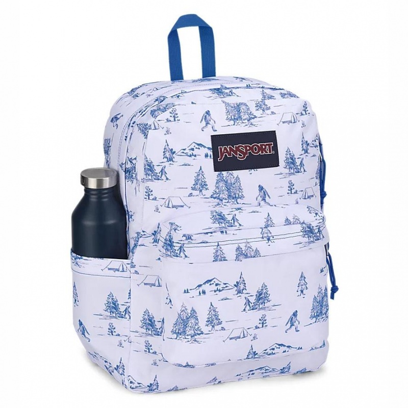 JanSport SuperBreak® Plus バックパック ランドセル 白 青 | FJPUI49721