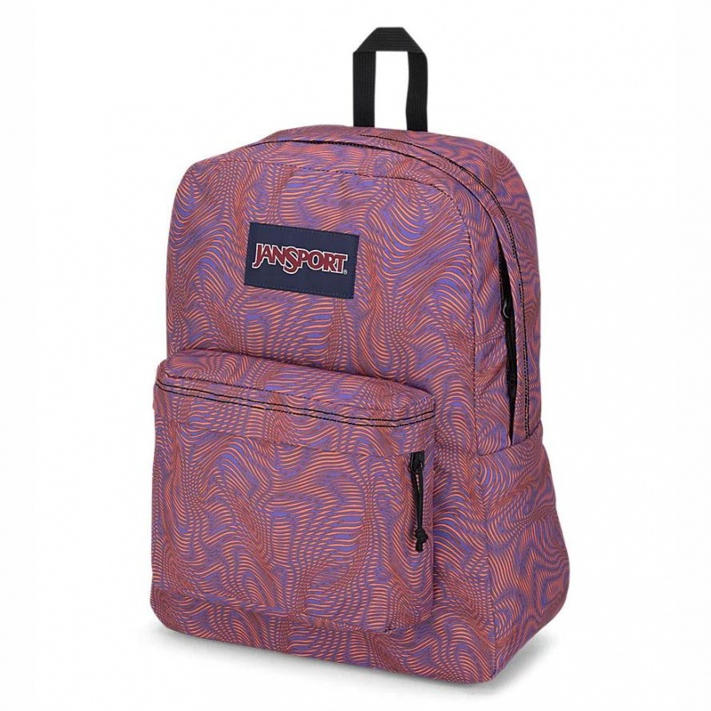 JanSport SuperBreak® Plus バックパック ランドセル 紫 オレンジ | LJPSX92139