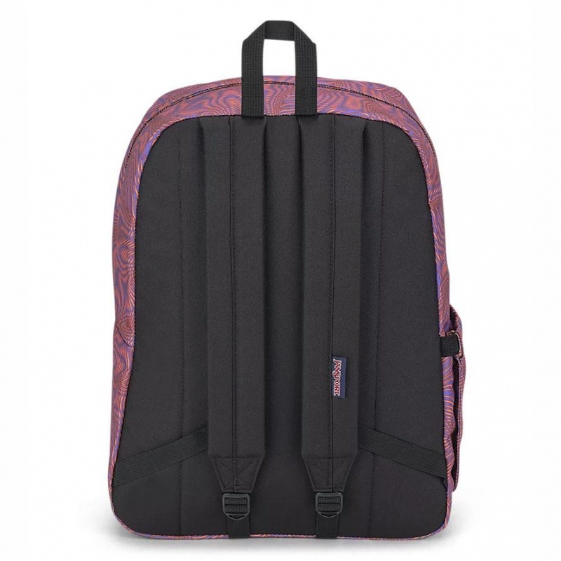 JanSport SuperBreak® Plus バックパック ラップトップ バックパック 紫 オレンジ | JPJVR58636